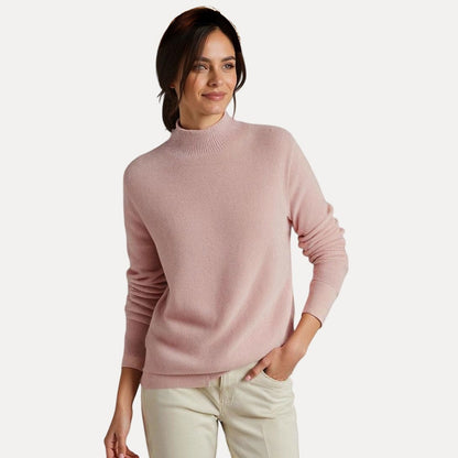 Women's Coral Wool Sweater