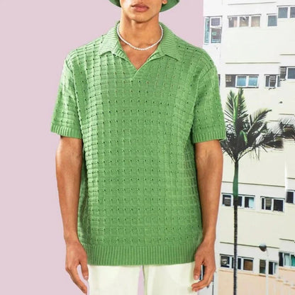 Men's Polo Shirt Generous Lightweight Cotton Short Sleeve