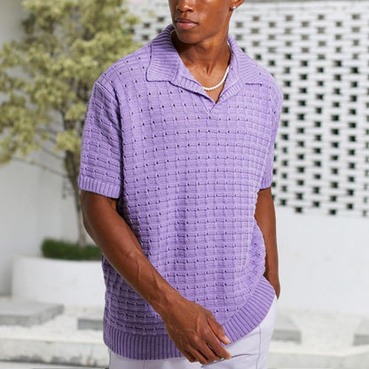 Men's Polo Shirt Generous Lightweight Cotton Short Sleeve