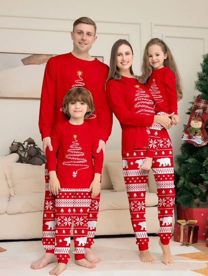 Weihnachts-Pyjama-Set Weich & Warm für den Winter