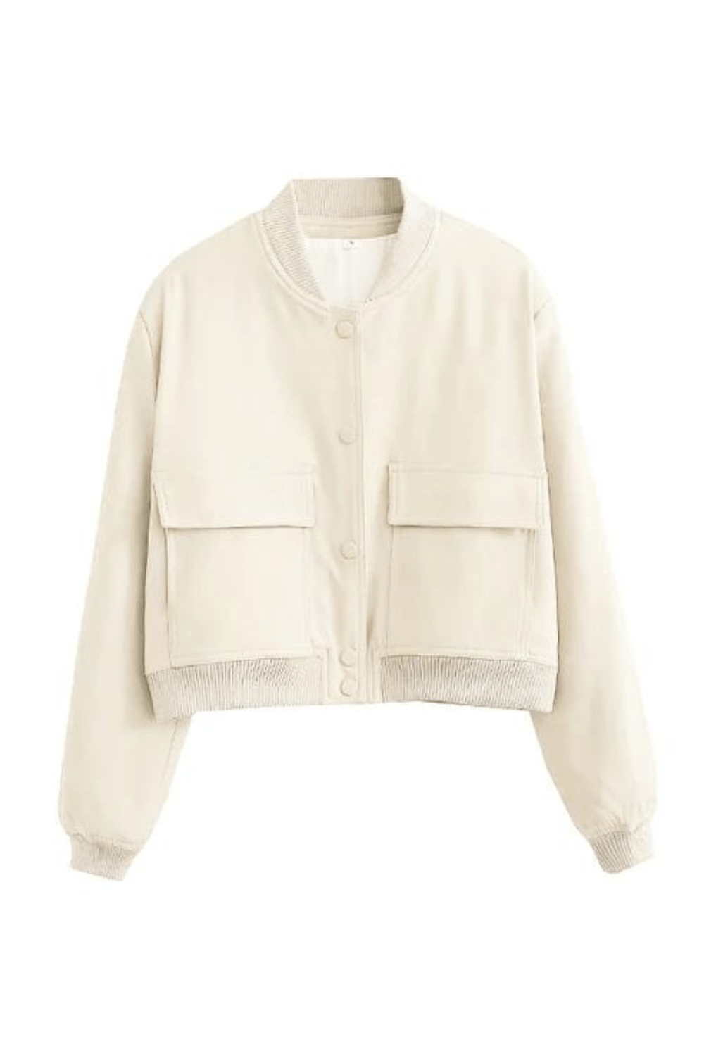 Fashionable Women's Short Bomber Jacket