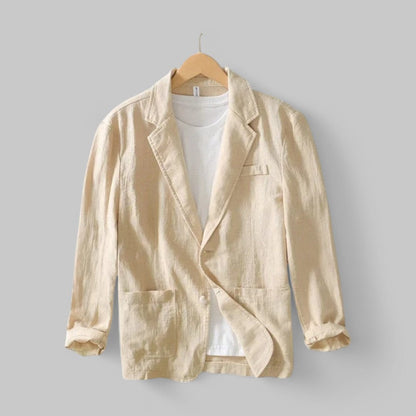 Summer Linen Vest Lightweight breathable