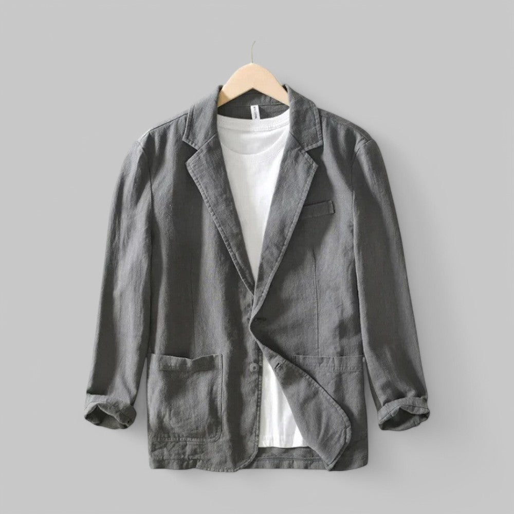 Summer Linen Vest Lightweight breathable