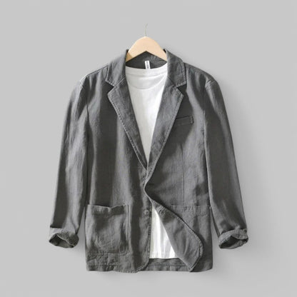 Summer Linen Vest Lightweight breathable