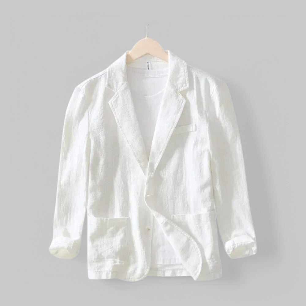 Summer Linen Vest Lightweight breathable