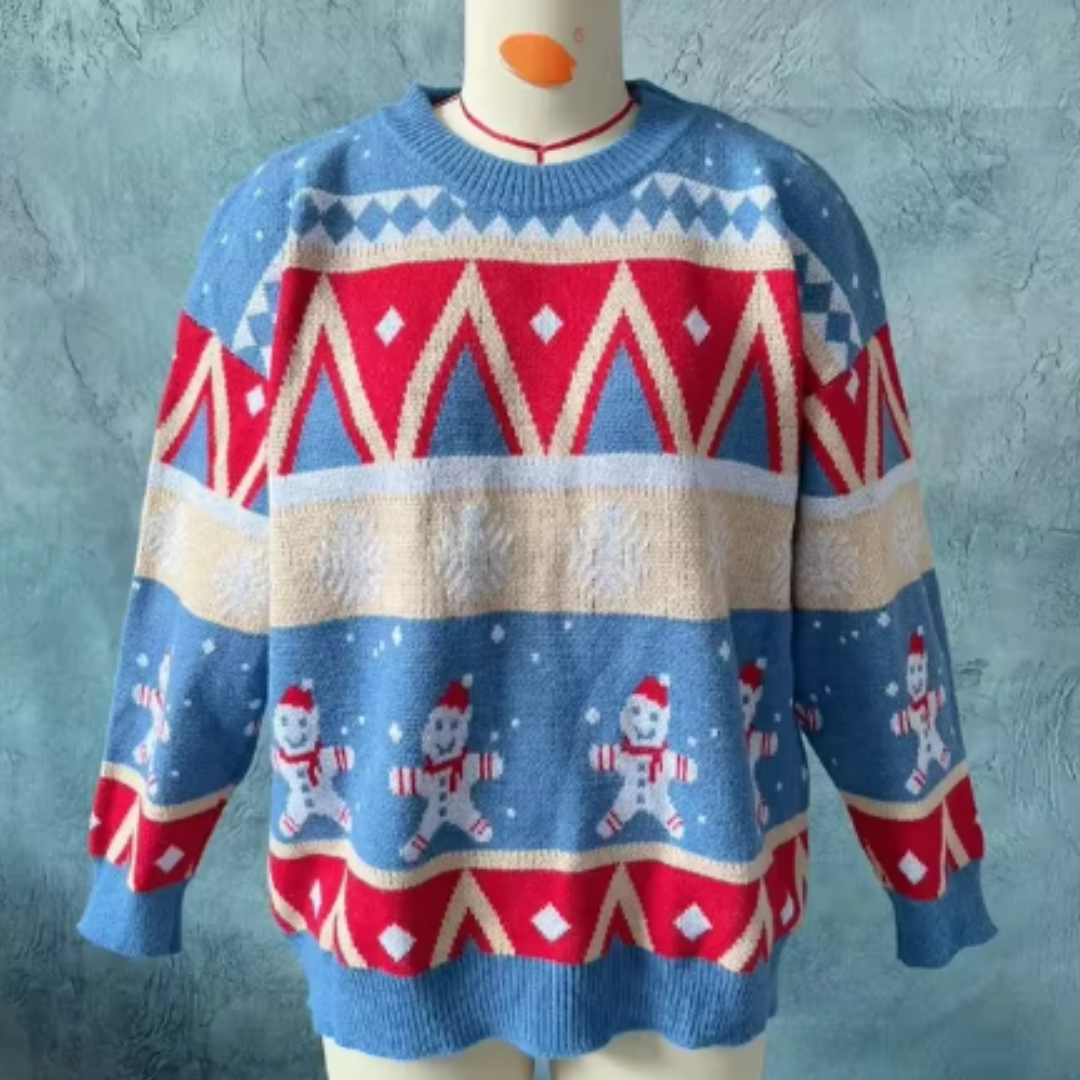 Women's Knitted Christmas Sweater Festive