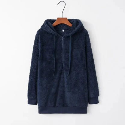 Oversized Sherpa Fleece Hoodie Warm & Cozy