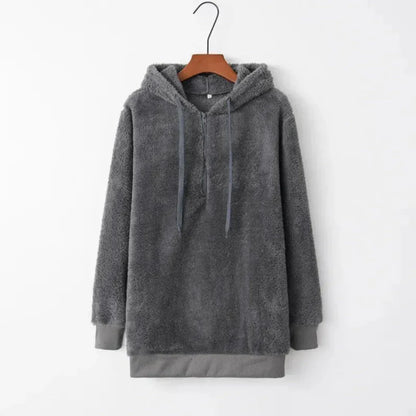 Oversized Sherpa Fleece Hoodie Warm & Cozy