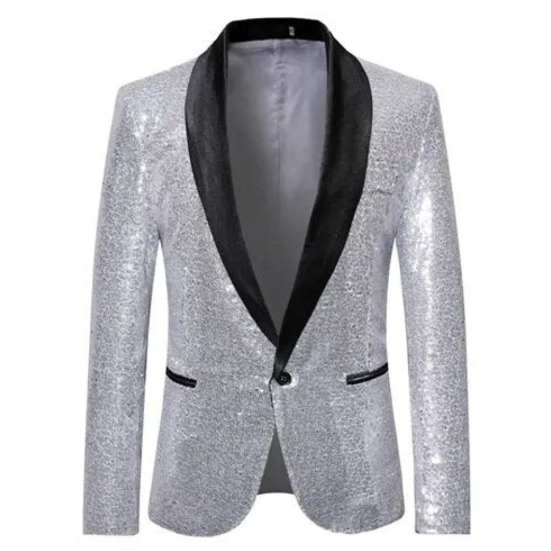 Glitter Blazer Men's Party Elegant