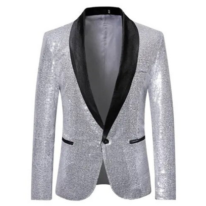 Glitter Blazer Men's Party Elegant