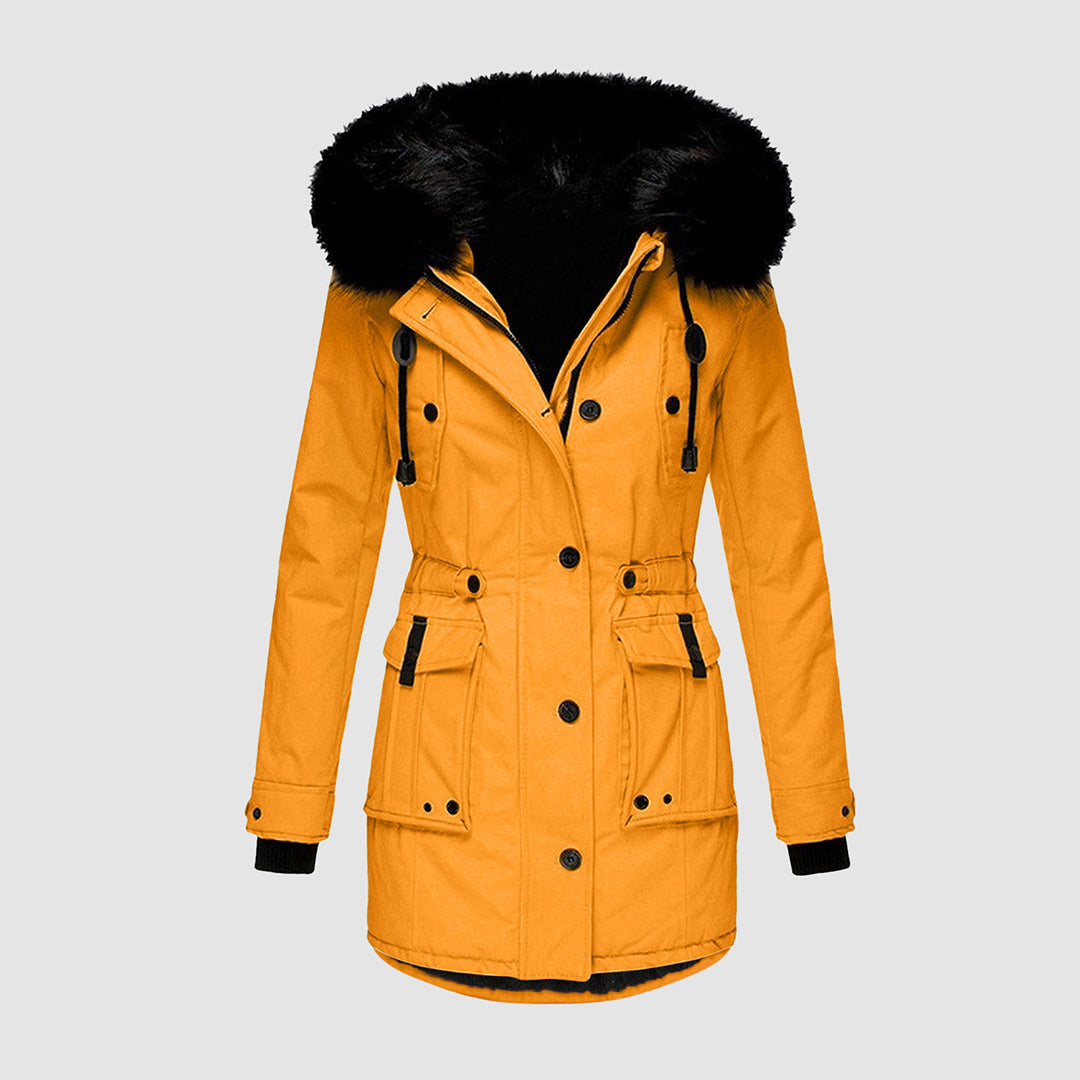 Women's Waterproof Winter Jacket Hooded Warm