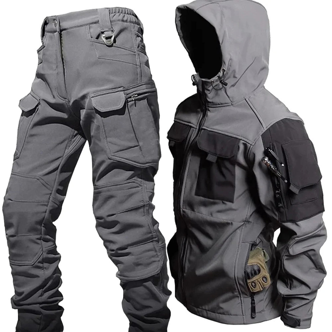 Practical Outfit | Hoodie and Cargo Pants Set