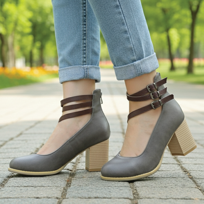Stylish Ankle Boots Block Heel