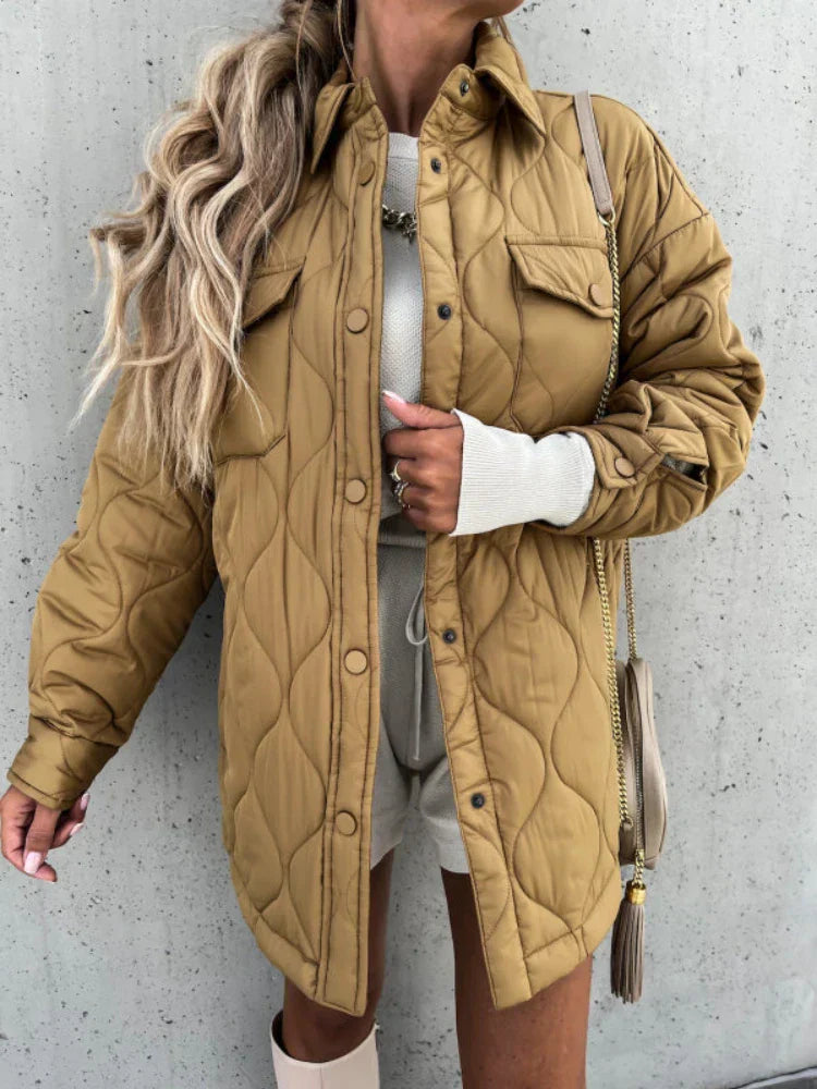 Women's Modern Collar Winter Coat