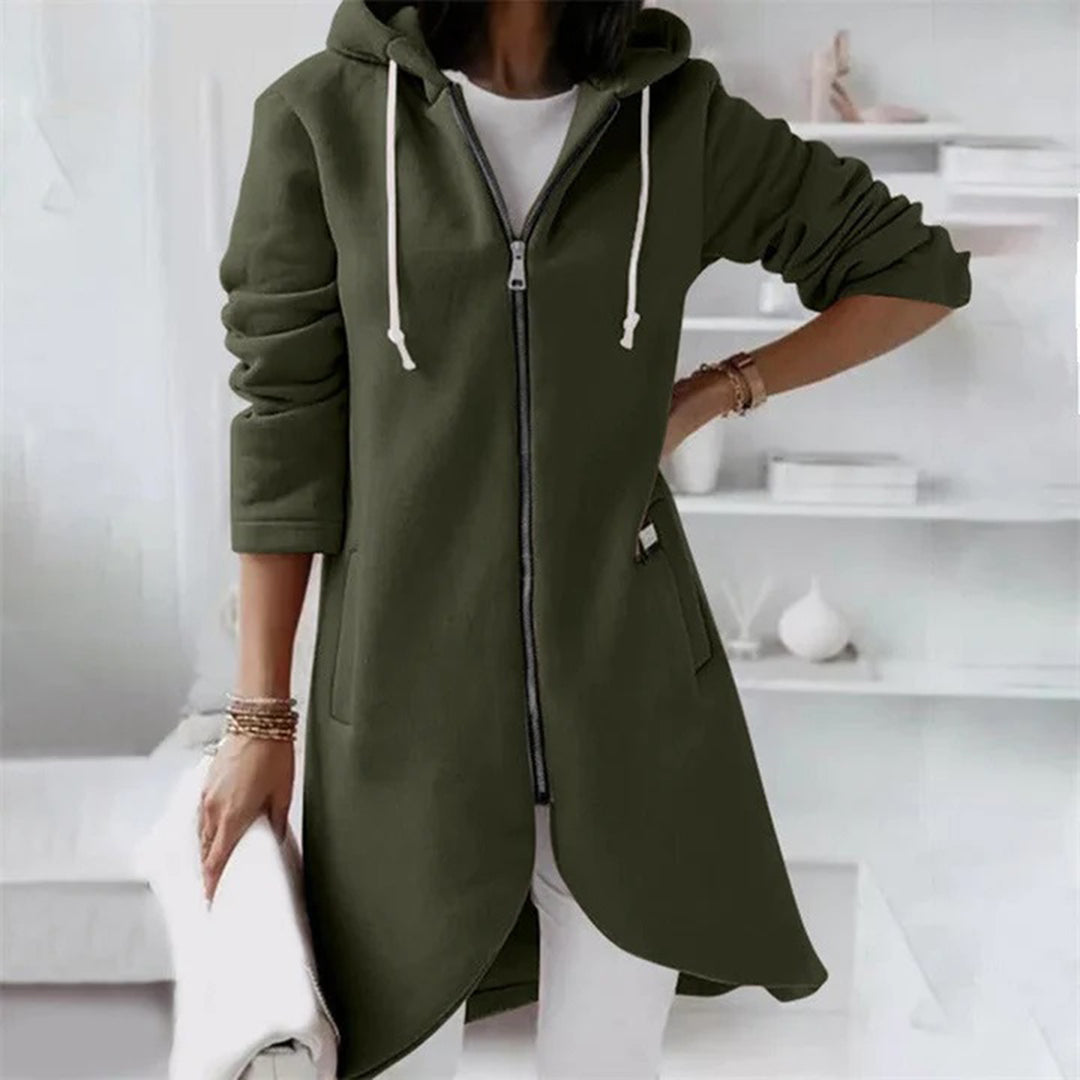 Women's Long Hooded Parka Modern