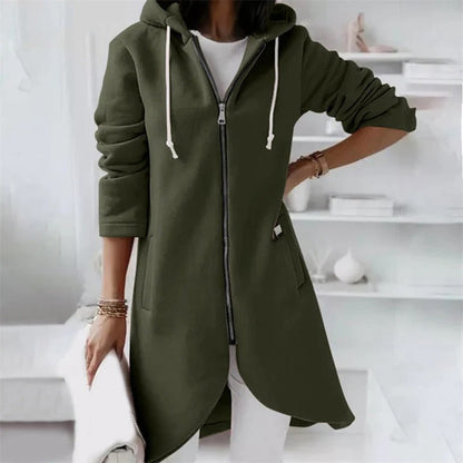 Women's Long Hooded Parka Modern