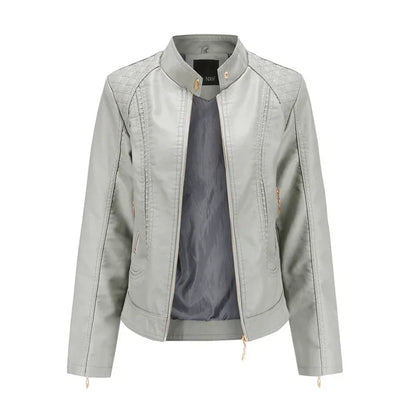 Alda - Modern Chic Leather Jacket