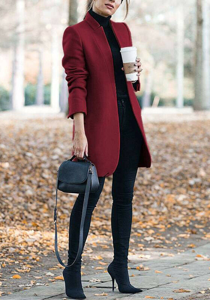 Modern Blazer Women Elegant Casual