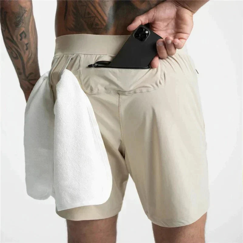 Men's Lightweight Sports Shorts Drawstring