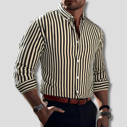 Striped Cotton Shirt for Men