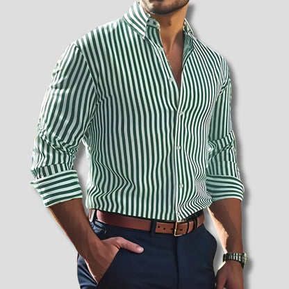 Striped Cotton Shirt for Men