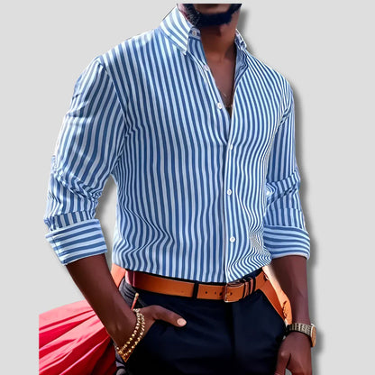 Striped Cotton Shirt for Men