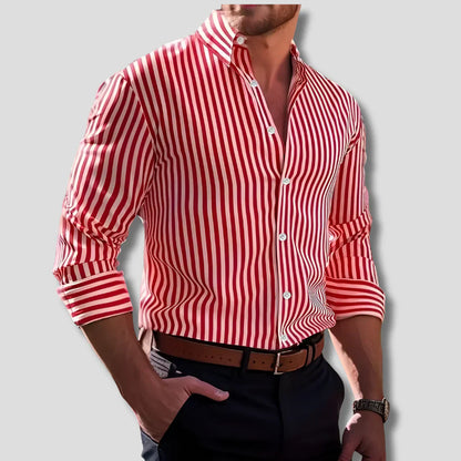 Striped Cotton Shirt for Men