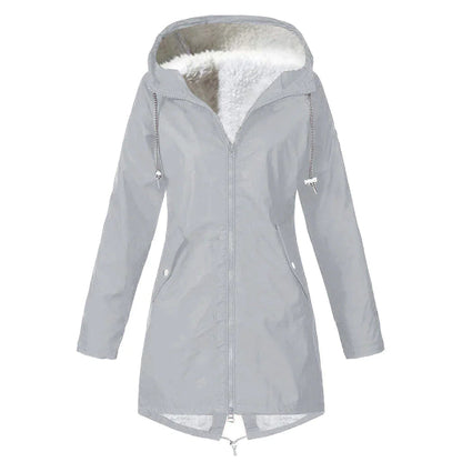 Waterproof Fleece Jacket for Women Warm and Comfortable Autumn Winter