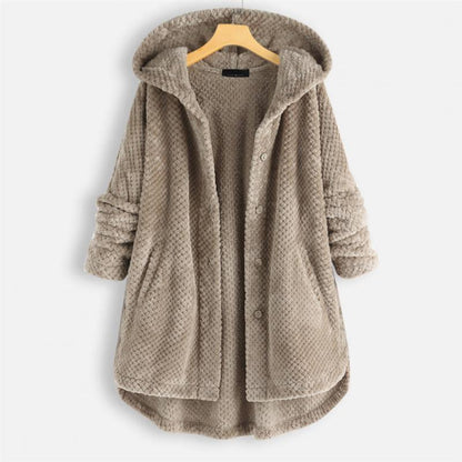 Women's Soft Fleece Jacket with Hood