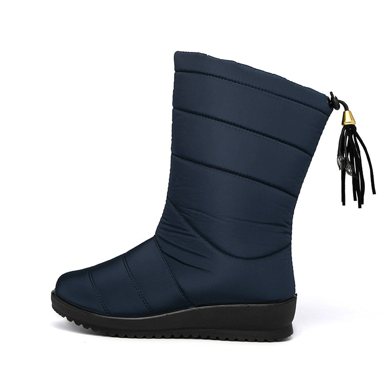 Waterproof Snow Boots Ultralight Faux Fur Lined