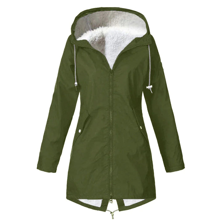 Waterproof Fleece Jacket for Women Warm and Comfortable Autumn Winter