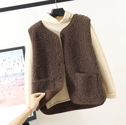 Stilvoller Fleece Cardigan Damen Modern - IdealeKleiden