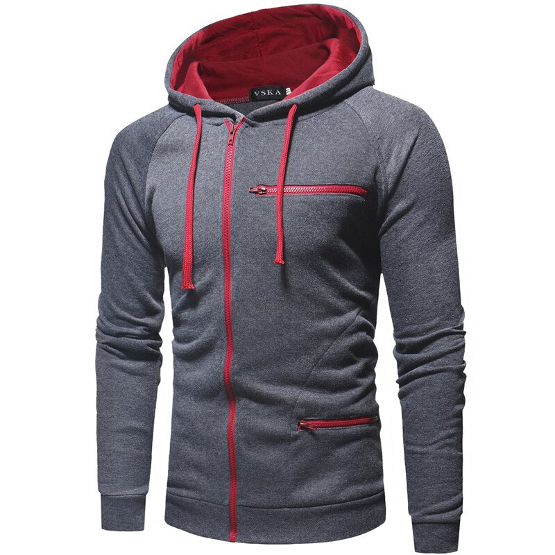 Men's Hooded Sweatshirt ZipperSporty