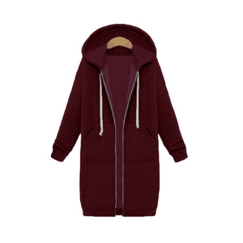 Stylish Women's Long Sweatshirt Design Jacket