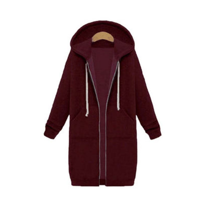 Stylish Women's Long Sweatshirt Design Jacket