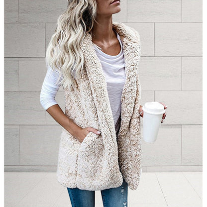 Hooded Sleeveless Sporty Hoodie