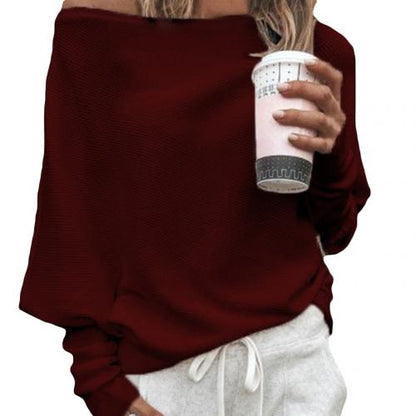 Stylish Off-The-Shoulder Sweater