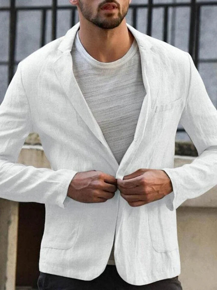 Stylish Linen Jacket for Men's Fashion