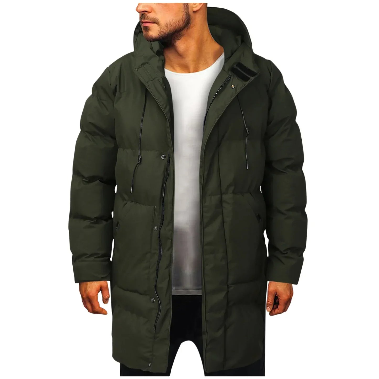 Waterproof Winter Jacket Long Women Men