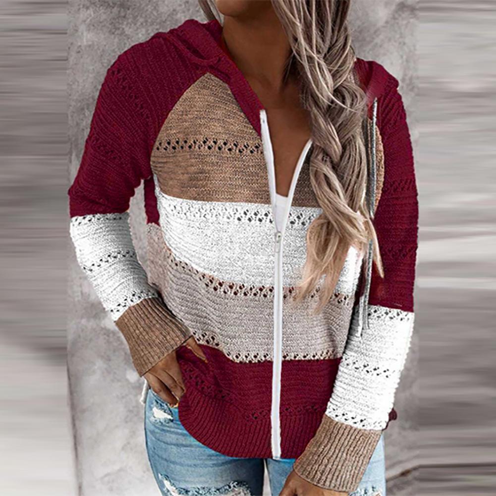 Casual knitted hoodie Modern and Comfortable