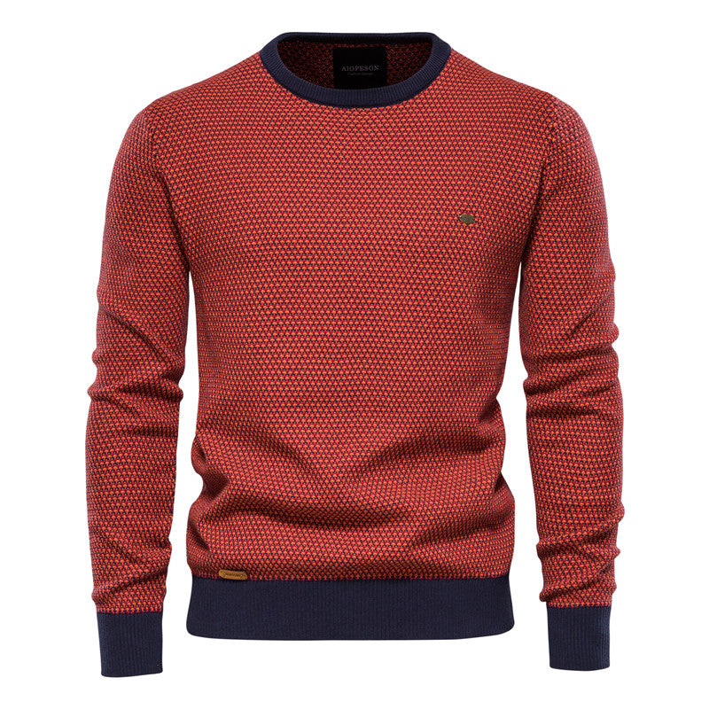 Men's Clothing Round Neck Pullover Casual