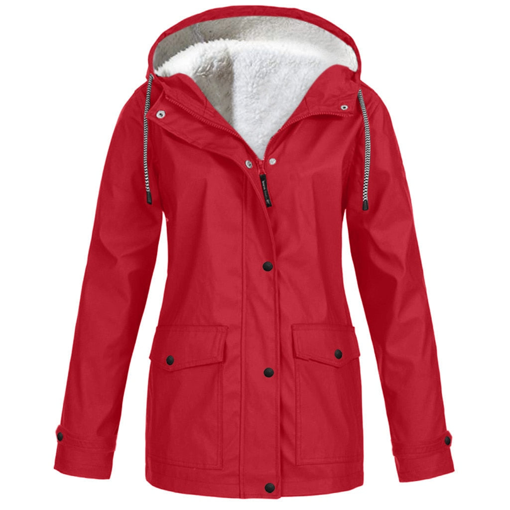Waterproof Outdoor Jacket Warm Lined