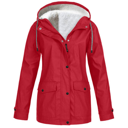 Waterproof Outdoor Jacket Warm Lined