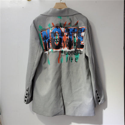 Übergrößene Damen Blazer Mode - IdealeKleiden