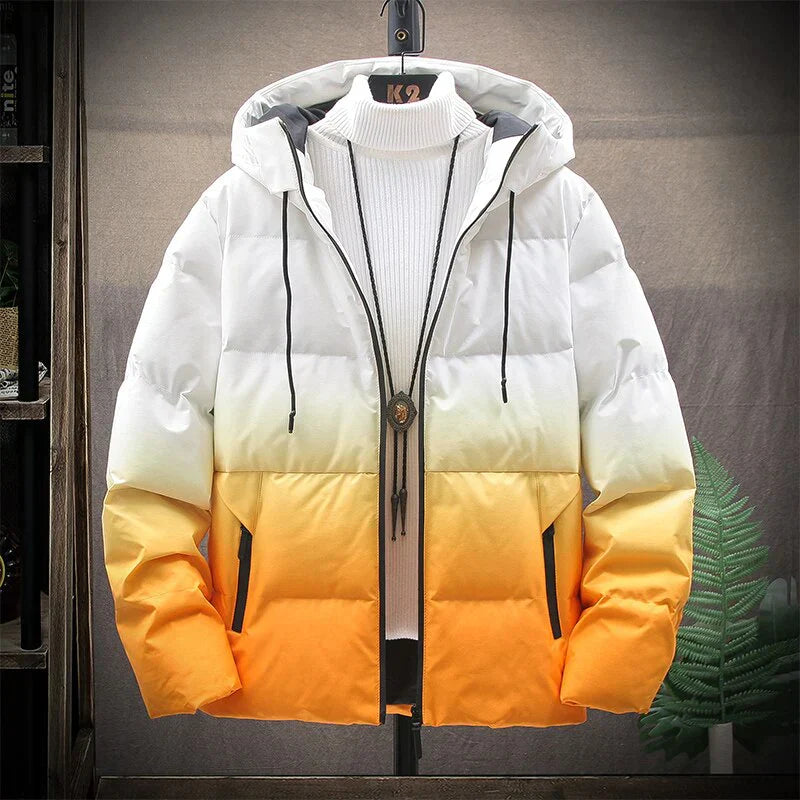 Waterproof Winter Jacket Gradient Design