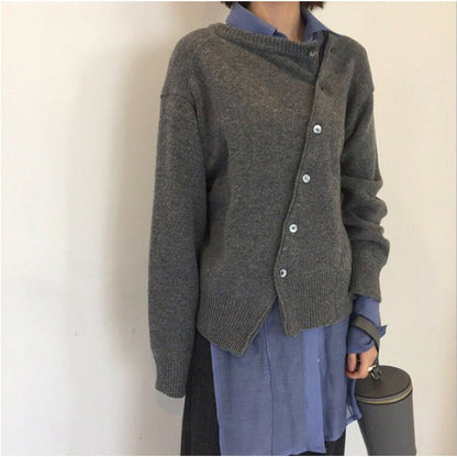 Women's Elegant Cashmere Vest with Buttons