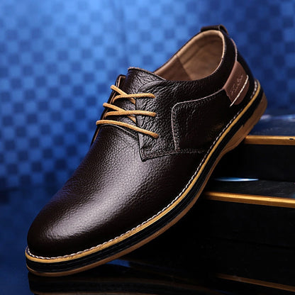 Elegante Herrenschuhe Oxford Leder Qualität