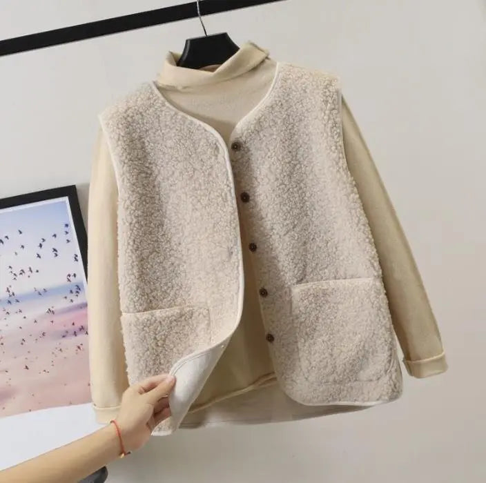 Stylish Women's Fleece Cardigan