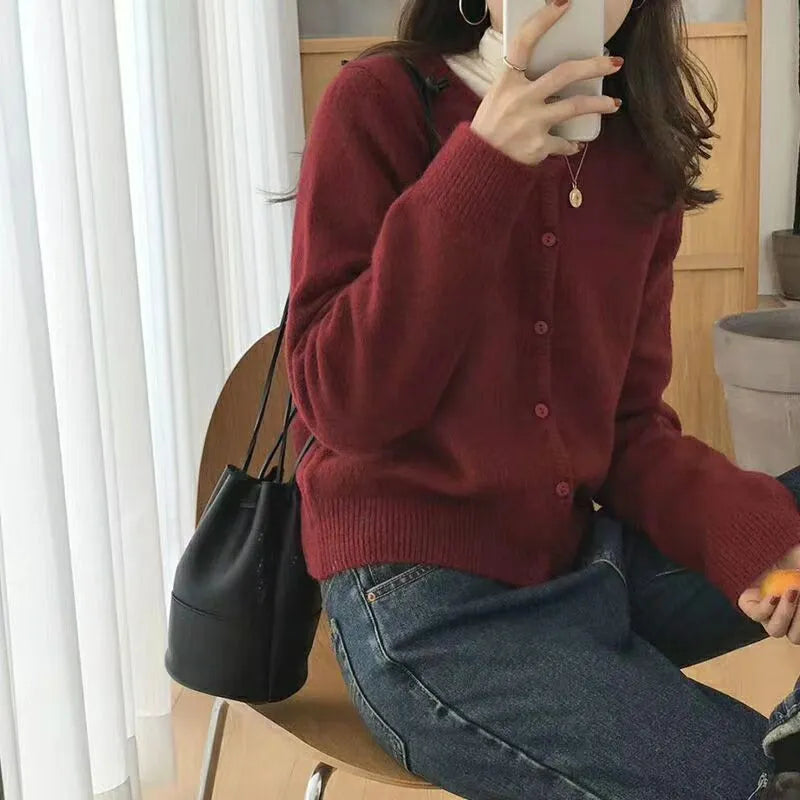 Cozy Open Front Cardigan for Women