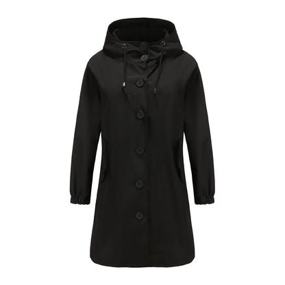 Stylish Women's Raincoat Trench Coat